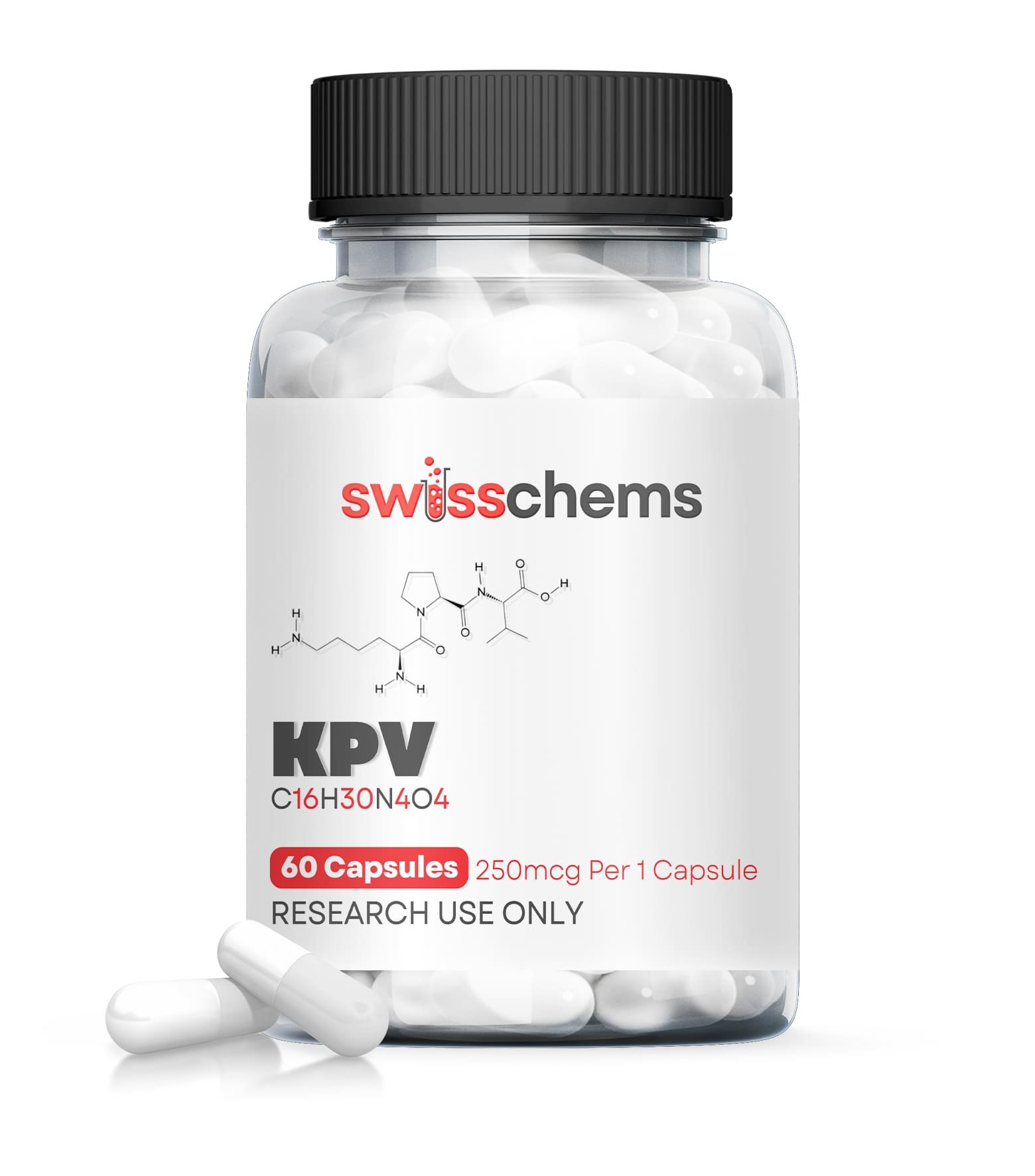 KPV.jpg KPV (Lysine-Proline-Valine) 250mcg/60caps - Image 1